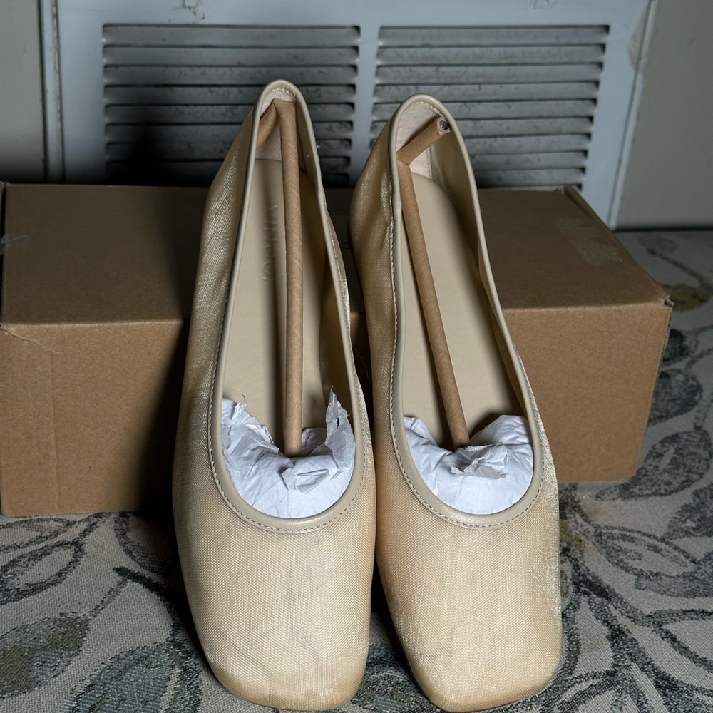 Vince mesh Ballet Flats with Subtle Shine